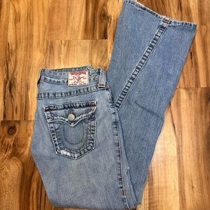 True Religion Women’s Early 2000s Y2K Joey Flare Jeans Made in USA Size 27